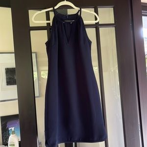 Size 0 banana republic navy blue sleeveless dress